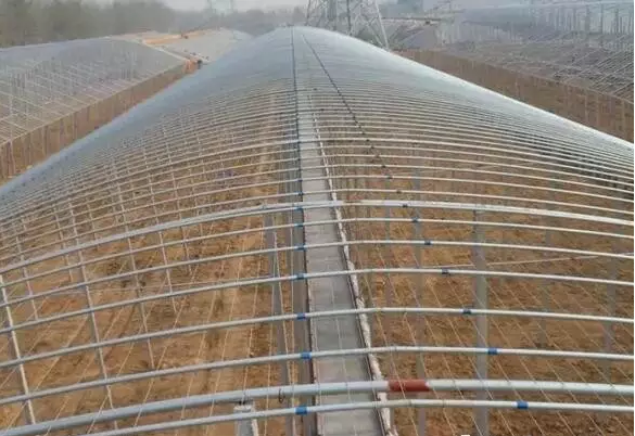 拱棚水泥立柱,4.5mm鋼筋,兩端使用鋼筋套